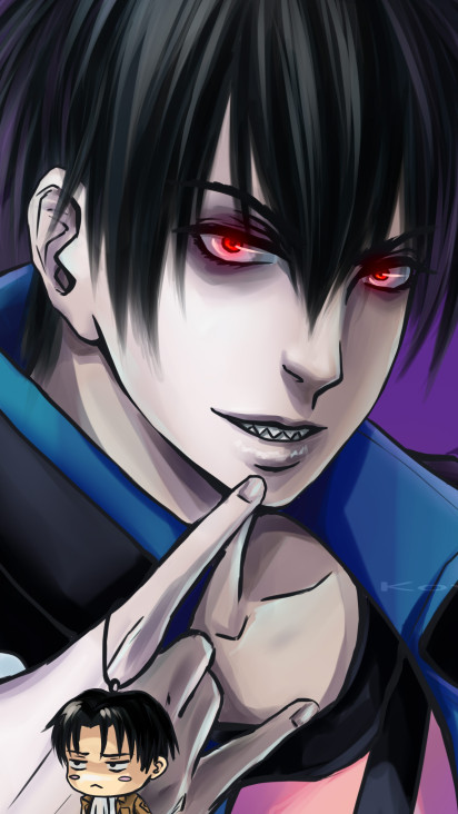 Wallpaper anime, art, characters, Staz, Bloody guy, Blood Lad for mobile  and desktop, section прочее, resolution 2000x1600 - download